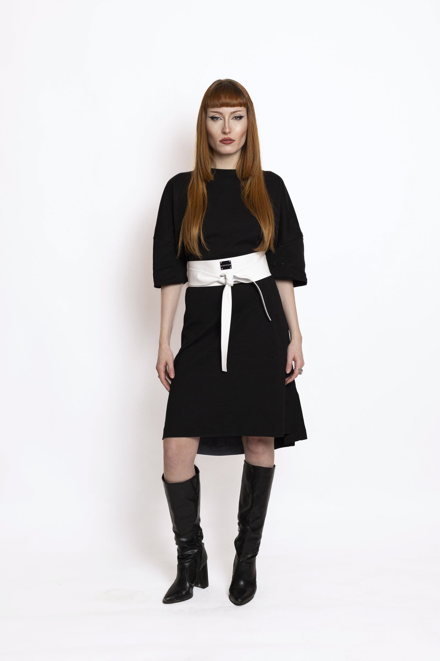 Oversize Tee Dress Black
