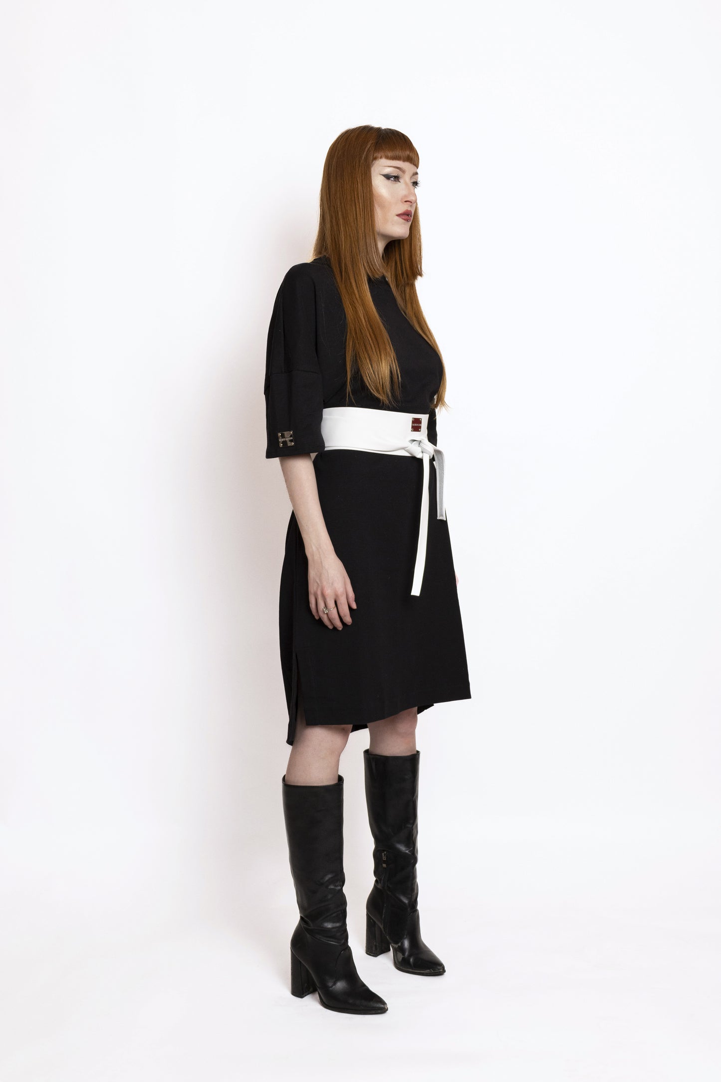Oversize Tee Dress Black