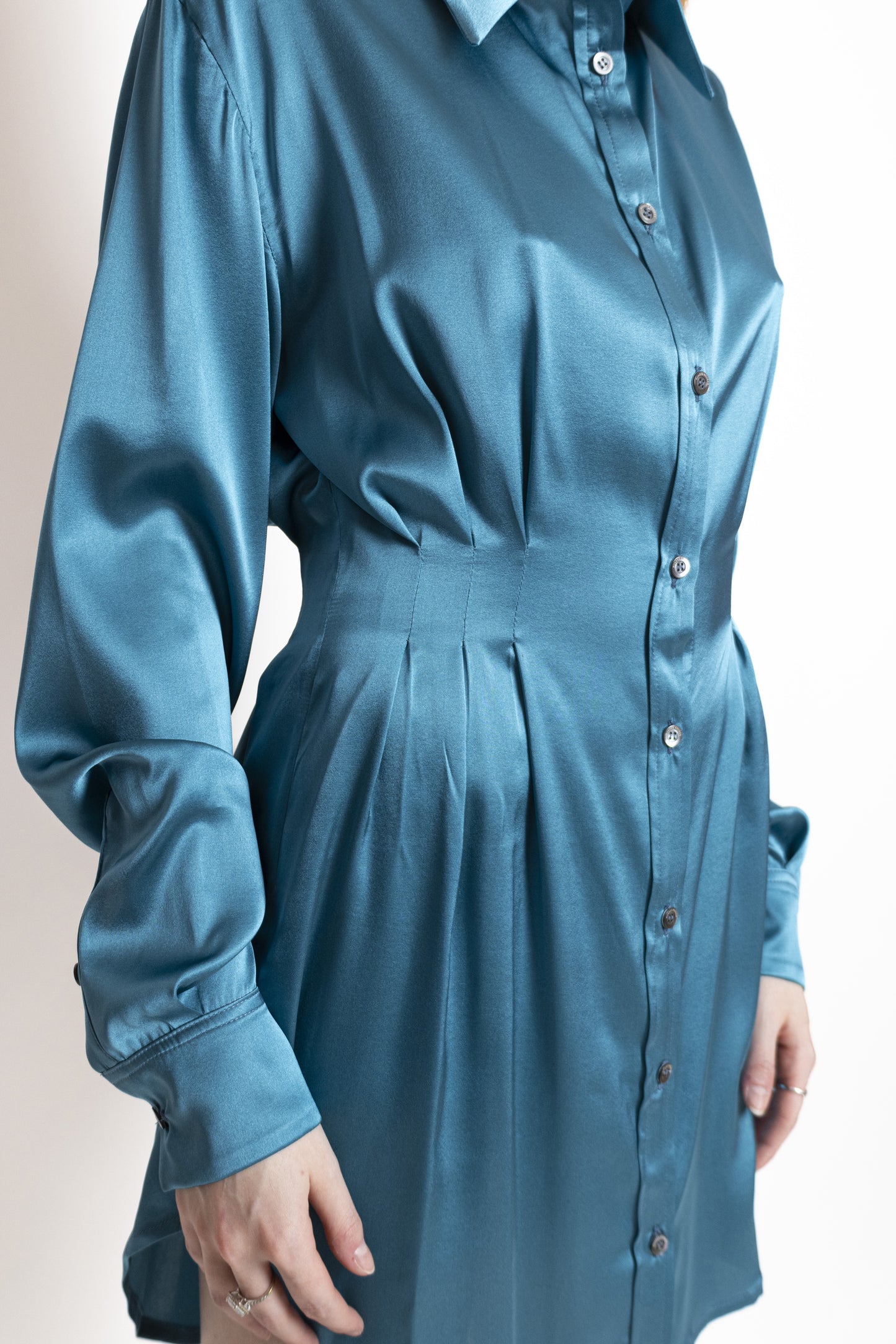 Shirt Dress Petrolium