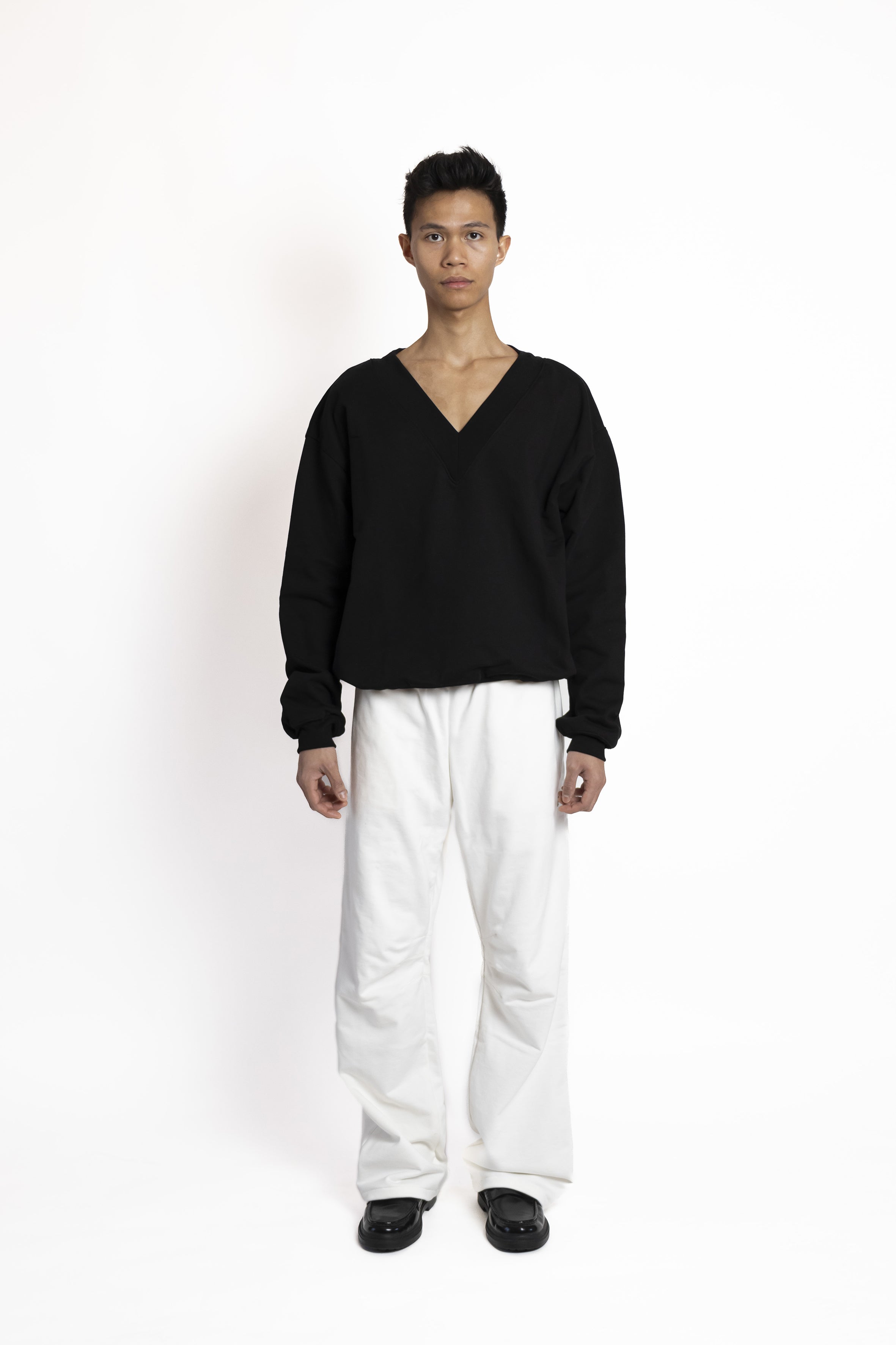 Baggy After Pants White