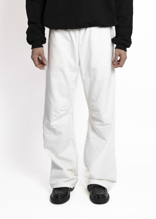 Baggy After Pants White