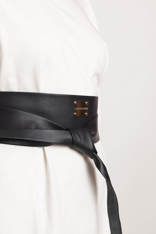 Lucy Leather Belt Black
