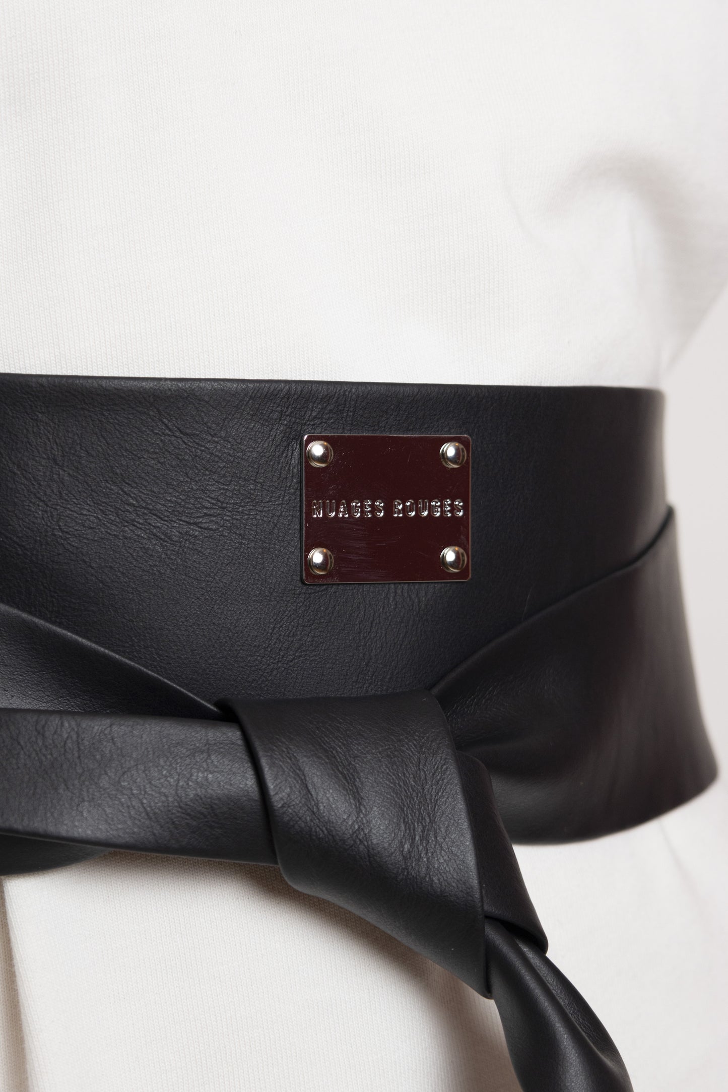 Lucy Leather Belt Black