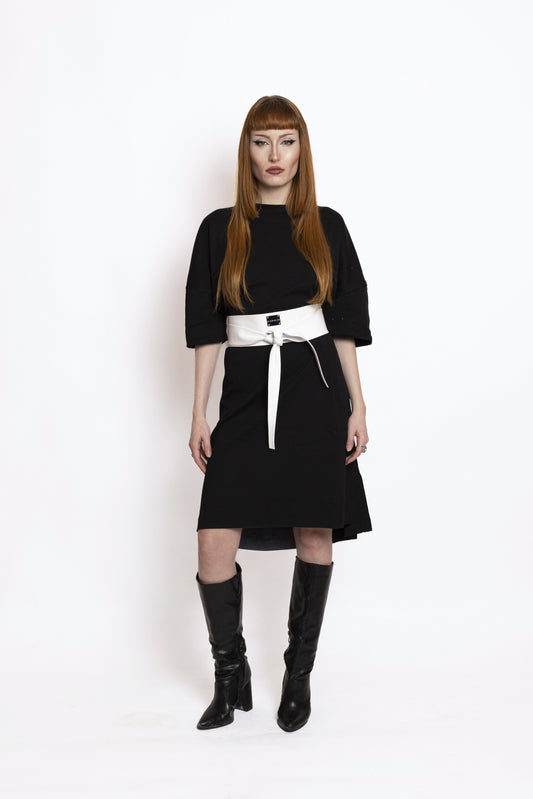 Oversize Tee Dress Black
