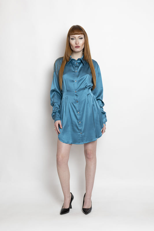 Shirt Dress Petrolium