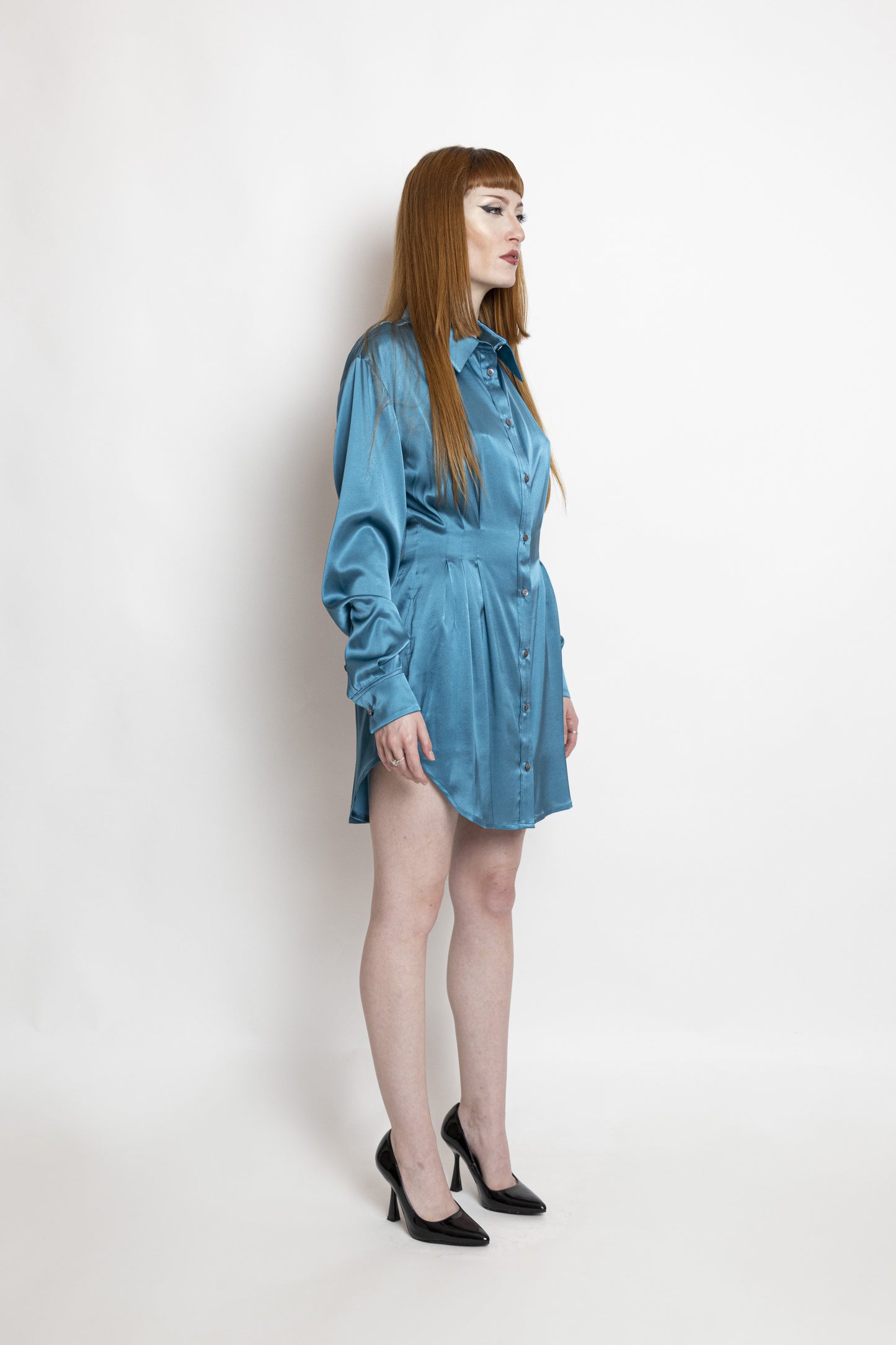 Shirt Dress Petrolium