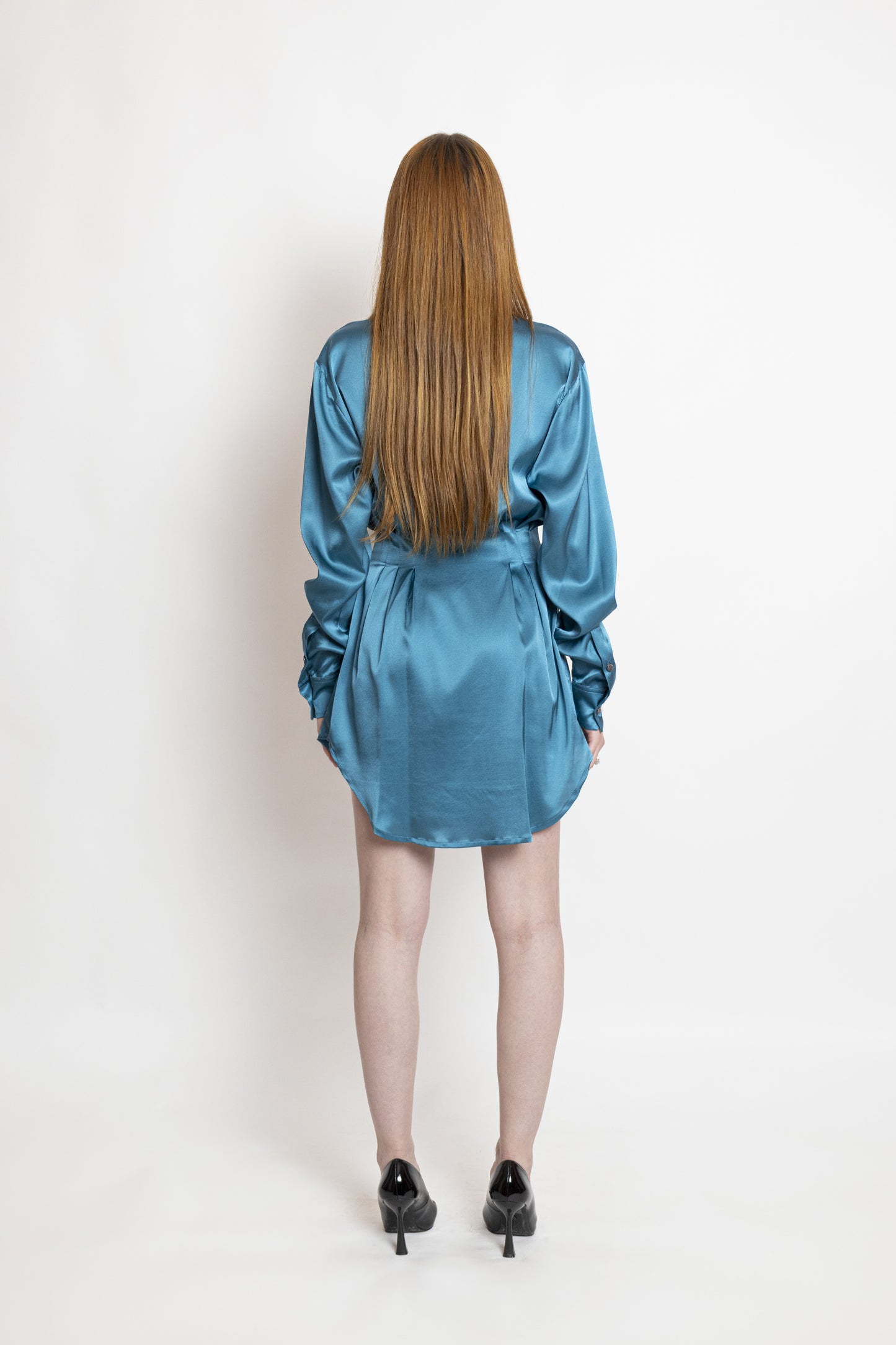 Shirt Dress Petrolium