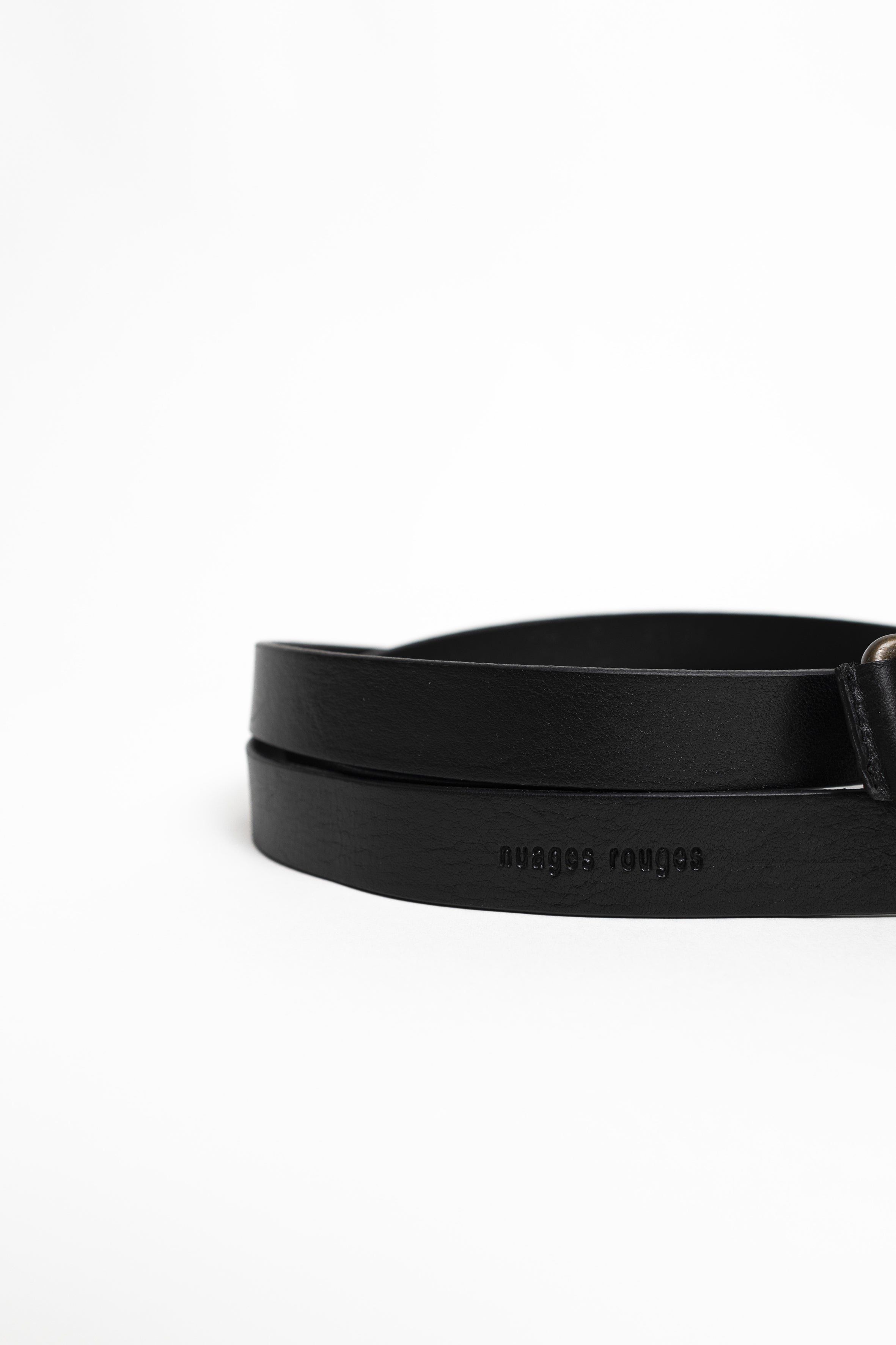 Leather Slim Belt