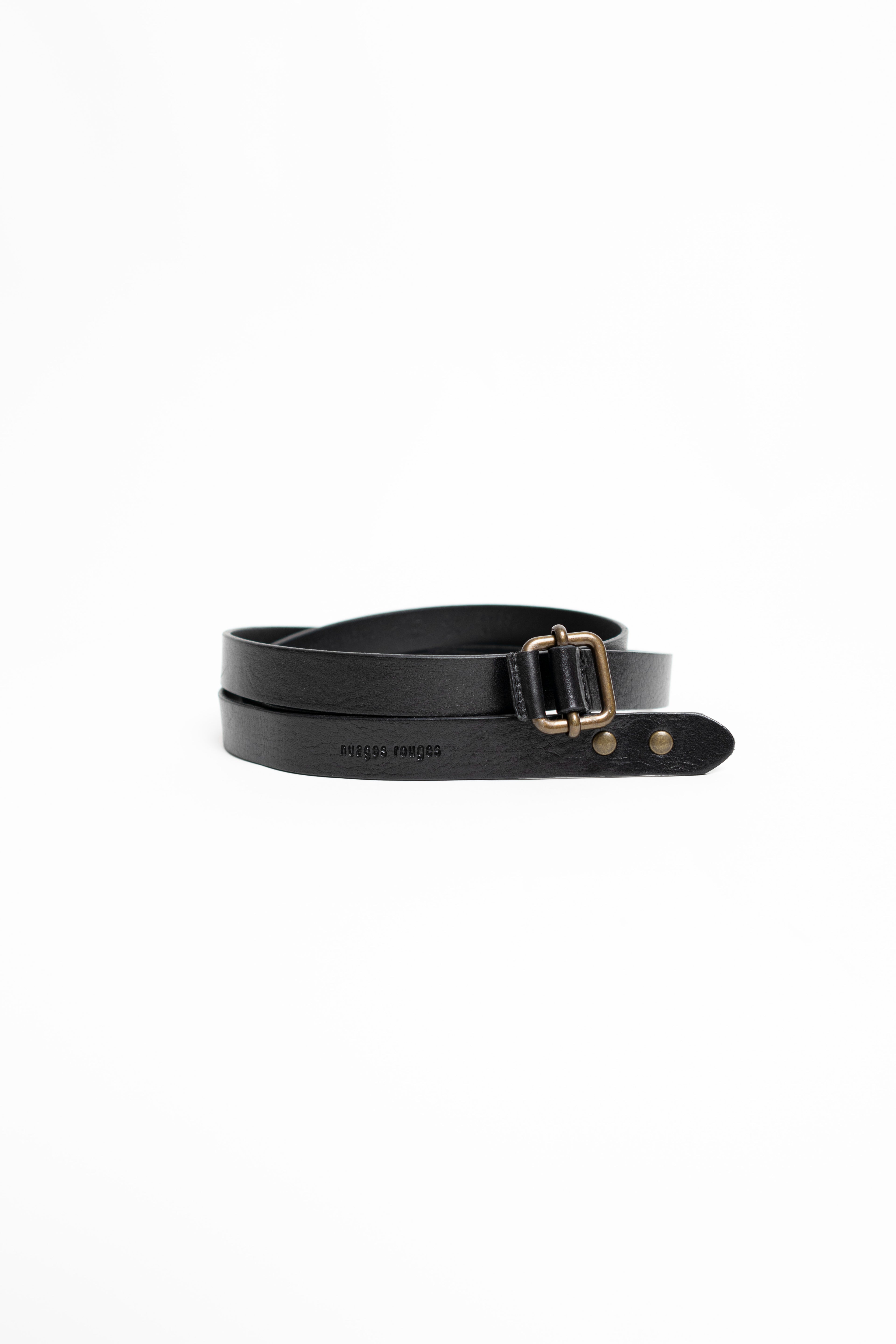 Leather Slim Belt