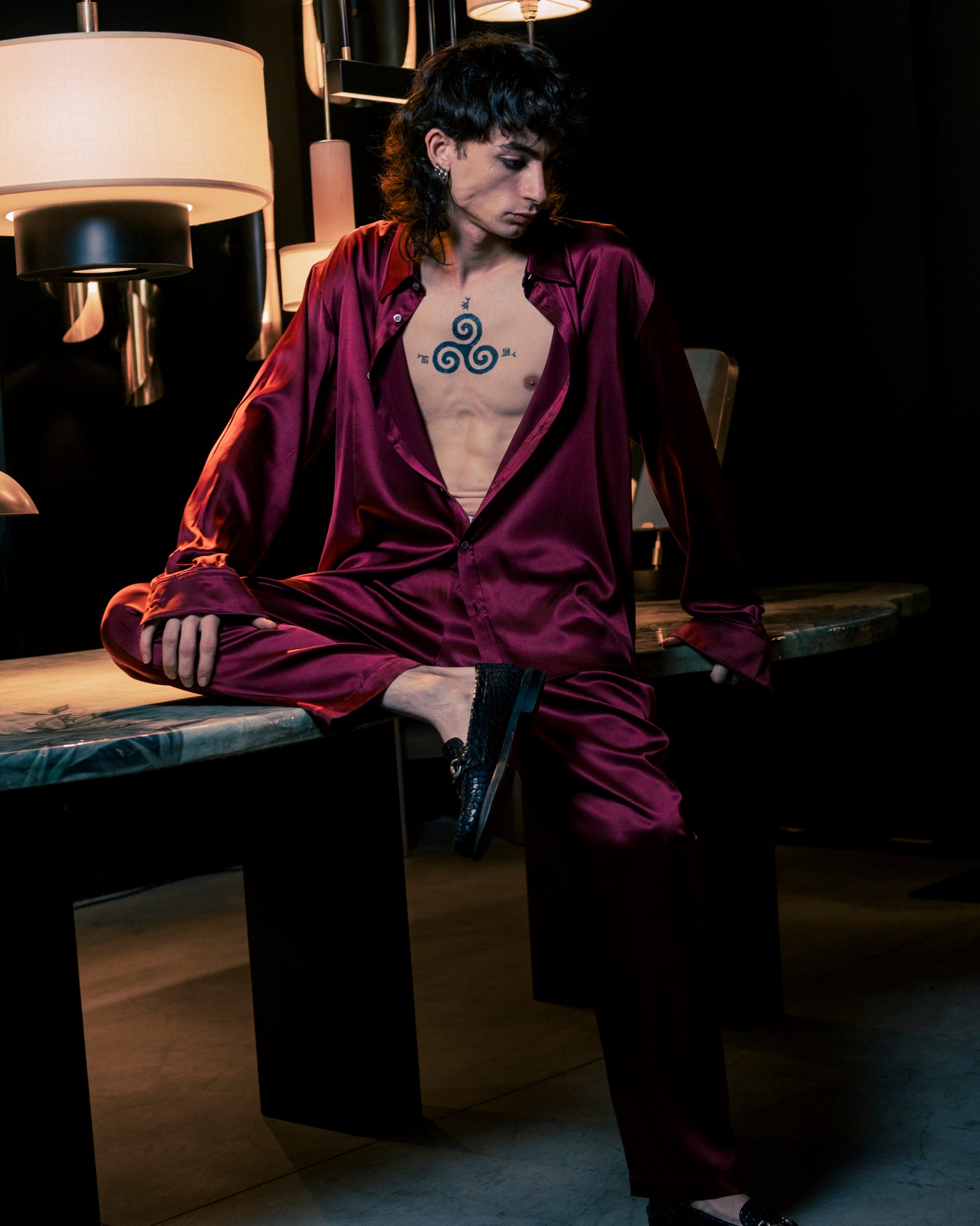 Nuages Pants Amaranto